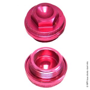 BOUCHON HONDA ALU.ROUGE