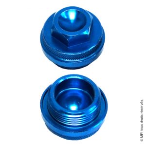 BOUCHON HONDA ALU.BLEU