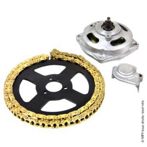 KIT CHAÎNE POCKET BIKE GM