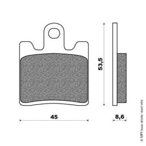 (SFA283/4) PLAQUETTE BURGMAN 250 / 400