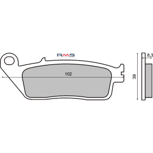 (142) PLAQUETTES X-MAX 125