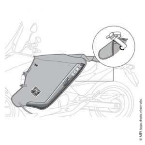 (R029) TABLIER PLUIE PANTHÉON 125 2T