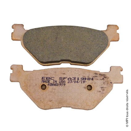 (SFA319HH) PLAQUETTE TMAX 530 ARR 12-13 (METAL FRITE)