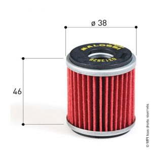 (0313826Q) FILTRE HUILE XMAX 125 / 250 / 300 RED CHILLY