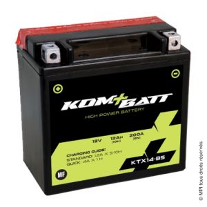 BATTERIE KTX14-BS (YTX14-BS) HQ